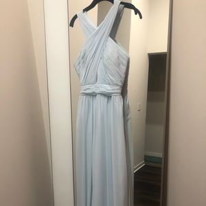 Light blue bridesmaid dress